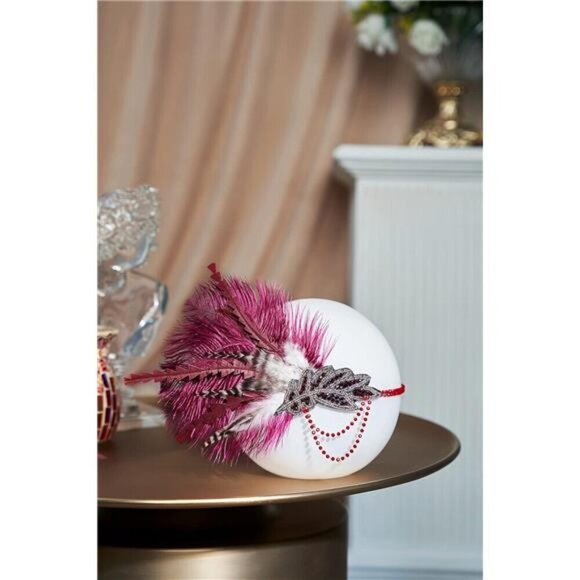 Headpiece Flapper Headband - Burgundy - Picture 1 of 5